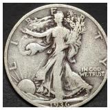 1936-S Walking Liberty Silver Half Dollar