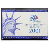 2001 US Mint Proof Set MIB