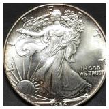 1986 1oz Silver Eagle Gem BU 1st Year