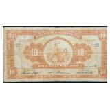 1956 Peru 10 Soles de Oro Gold Certificate