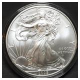 2009 1oz Silver Eagle BU in Capsule