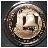 Franklin Mint 45mm Bronze US History Medal 1926
