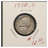 1950-D Jefferson Nickel, Key Date