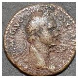 Ancient Roman Bronze Sestertius Domitian 51-96