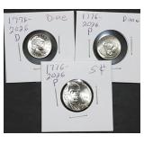 2026 Brand New Design 250th Anniv. Coins BU