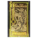 2023 Utah Goldback 1/1000th Troy Oz 24k Gold Note