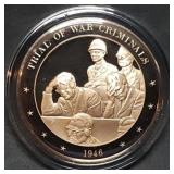 Franklin Mint 45mm Bronze US History Medal 1946