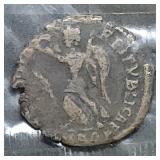 Ancient Roman Bronze Coin of Valentinianus