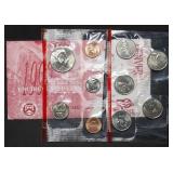 1999 Denver 10-Coin Mint Set in Envelope