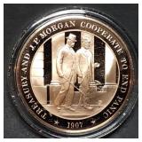 Franklin Mint 45mm Bronze US History Medal 1907