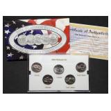 2006 State Quarter Set in Holder, Platinum Plated