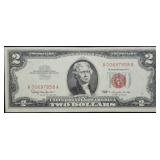 1963 $2 Red Seal Legal Tender Banknote CU
