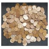 400 Nice Wheat Pennies from Estate Hoard