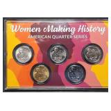2022 American Women Quarter 5 -Coin Set