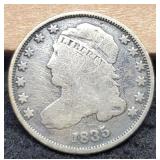 1835 Capped Bust Dime