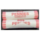 (2) BU Rolls 2009 L. Cents "Wood Chopper"