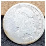 1836 Capped Bust Half Dime G