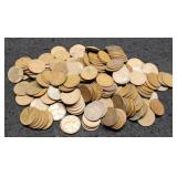 Lot w/ 223 Wheat Cents