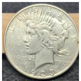 1923 Peace Dollar XF