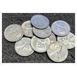 (10) 1943 Steel War Cents Nice
