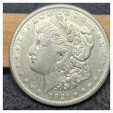 1921-S Morgan Dollar AU