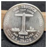 1 Troy Oz. Silver Trade Unit Round