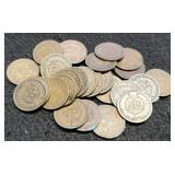 (28) Indian Head Cents Back To 1883