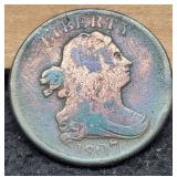 1807 Half Cent Toning
