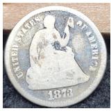 1873 Half Dime