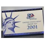 2001 10 Coin Proof Set