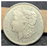1921-D Morgan Dollar XF
