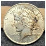 1923 Peace Dollar XF