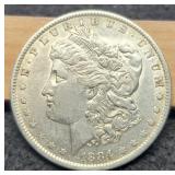 1884-O Morgan Dollar AU
