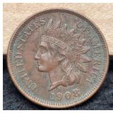 1908 Indian Head Cent XF