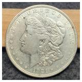 1921-D Morgan Dollar XF
