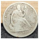 1856 Liberty Seated Half Dollar