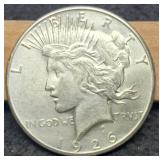 1926-S Peace Dollar Unc.