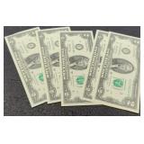 (5) 2017A $2 FR notes Unc/Consecutive #