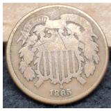 1865 Two Cents