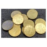 Lot w/ 13 German Euro 50 Cent