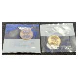 (2) Unc. Presidential Dollars: