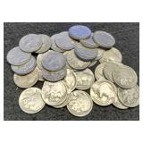 (35) Full Date Buffalo Nickels