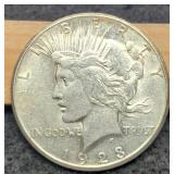 1923-S Peace Dollar XF