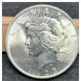 1923 Peace Dollar AU50