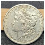 1881-S Morgan Dollar XF