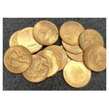 (15) Different Gemini, Mercury & Apollo Coins w/