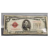 1928C $5 Red Seal Note