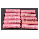 (10) Estate Rolls L. Cents Marked "Old"