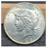 1926-S Peace Dollar MS60