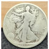 1917-D Obverse W. Liberty Half Dollar